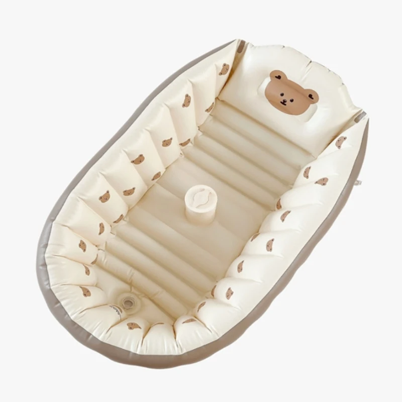 Piscina infantil plegable inflable para bebés y recién nacidos - imagen 4