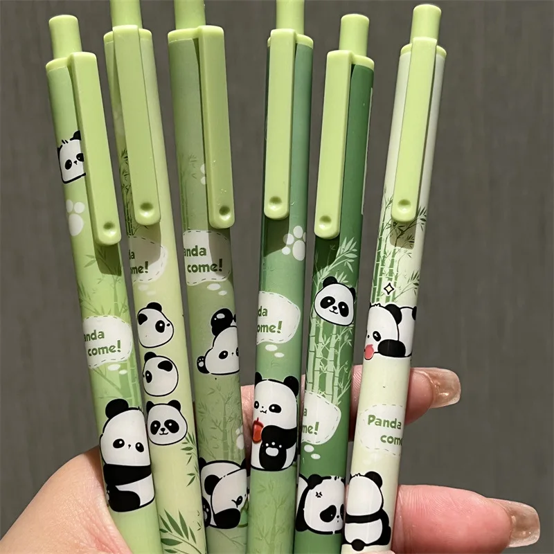 Bolígrafo infantil Panda tierno con corazón, tinta negra - imagen 3