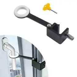 Limitador de ventana ajustable con bloqueo de seguridad anticaídas