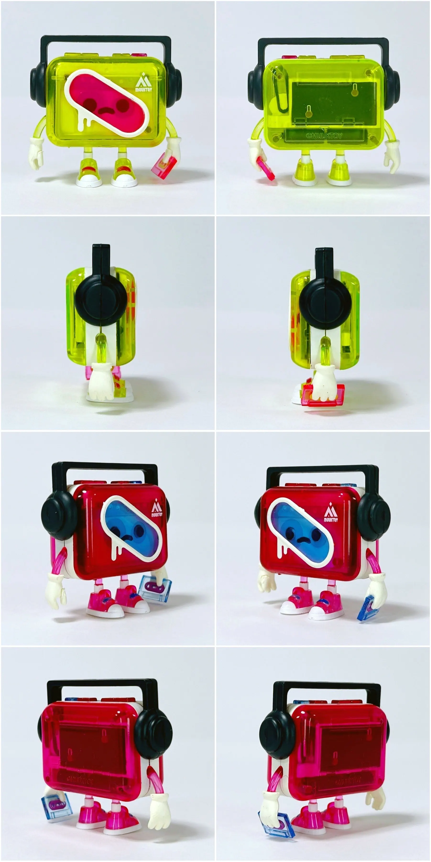Conjunto de figuras Stasto cassette boy
