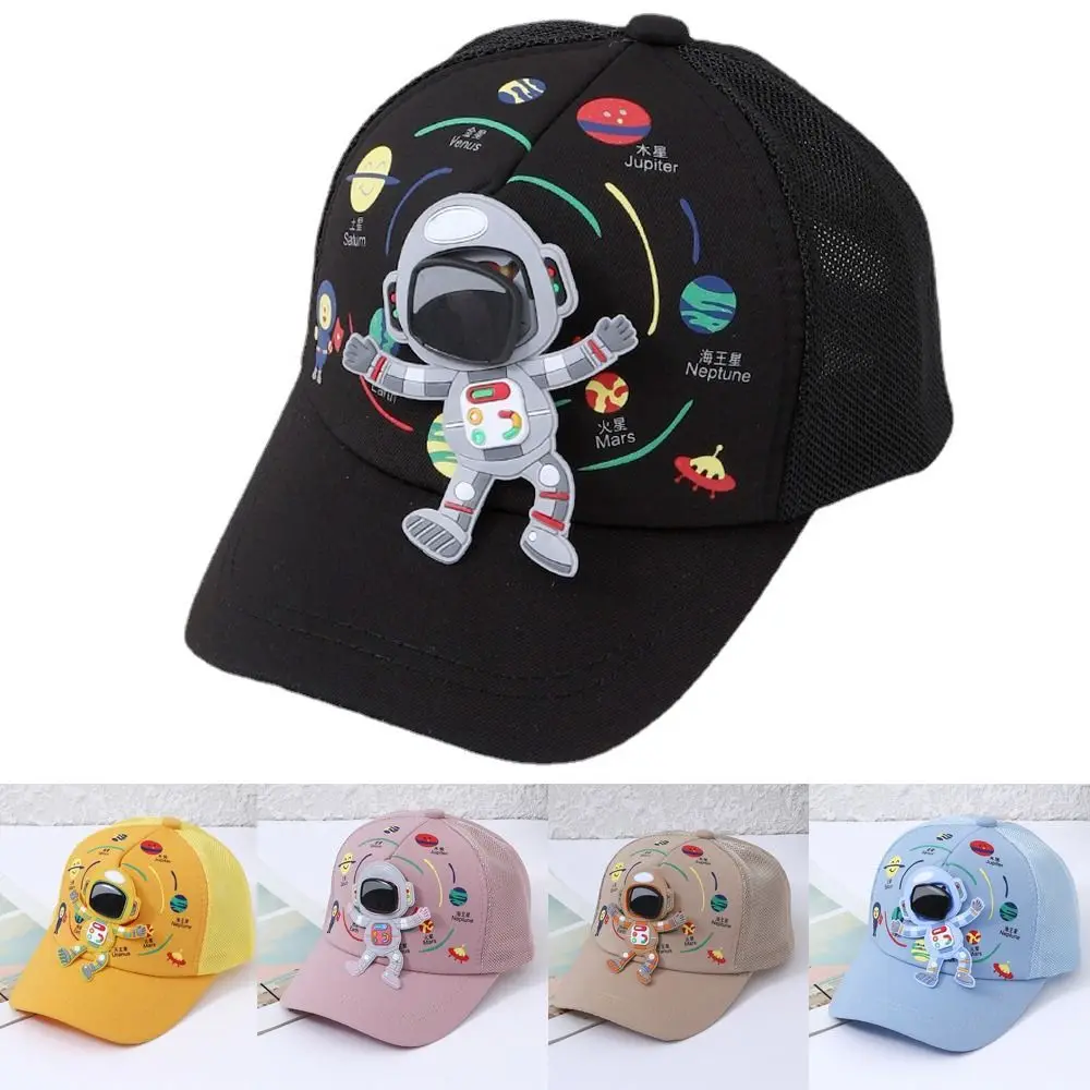 Gorra de béisbol UV estampado planeta astronauta bebé infantil - imagen 5