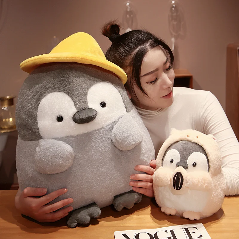 Peluche de pingüino suave para niños, almohada animal - imagen 5