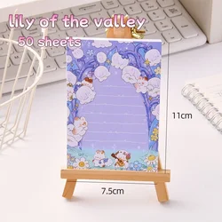 Cuaderno adhesivo escolar con notas de colores para niños