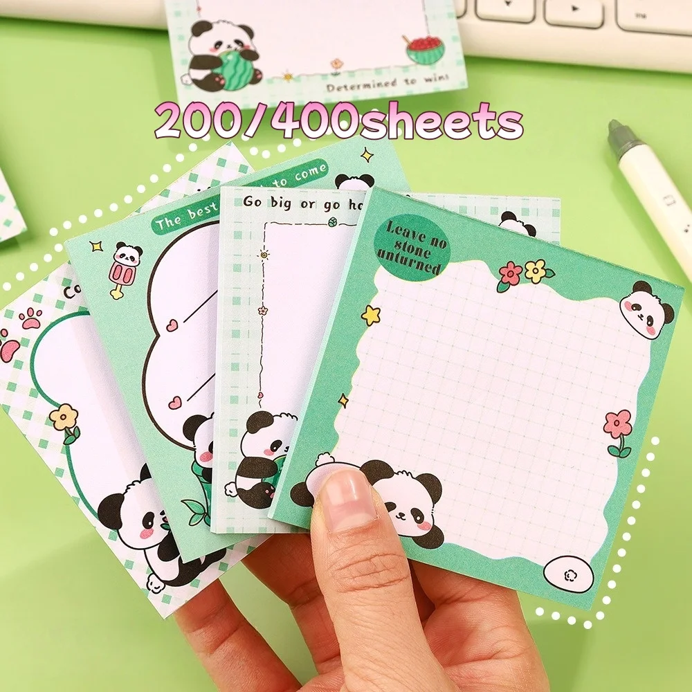 Notas adhesivas infantiles con panda de dibujos animados - imagen 2