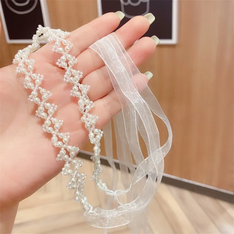 Diademas de perlas y cristal para niñas – Tocados princesa - imagen 5
