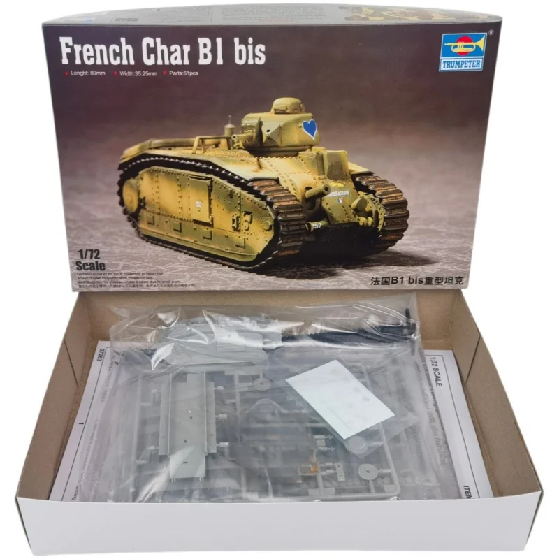 TRUMPETER Tanque francés Char B1 bis de plástico para montar - imagen 2