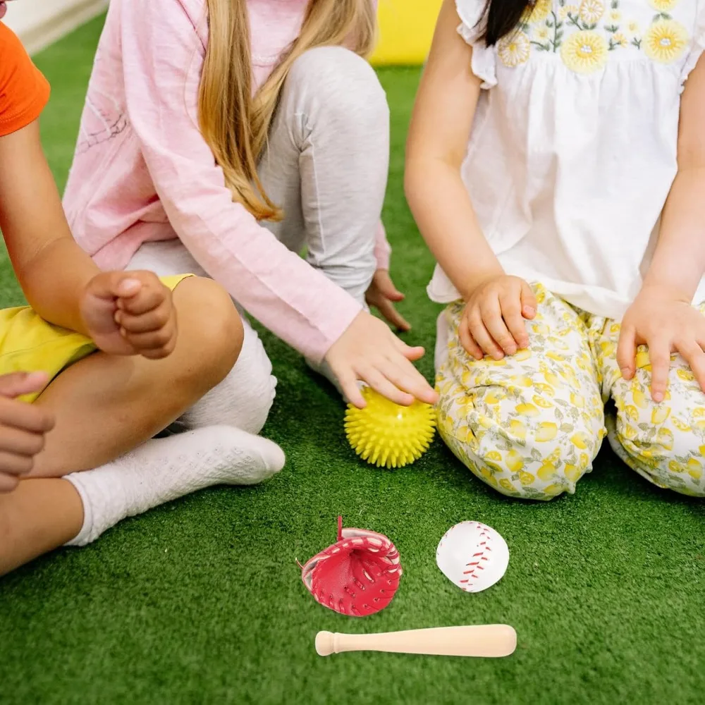 Guantes de béisbol infantiles en miniatura para juego y decoración - imagen 5