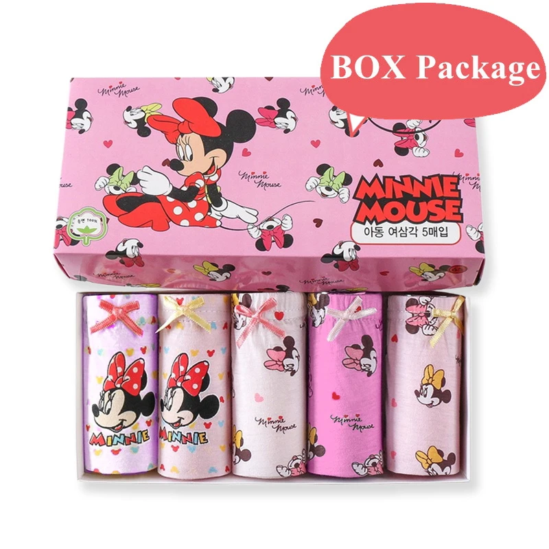 Mickey y Minnie ropa interior infantil de algodón triangular unisex - imagen 2