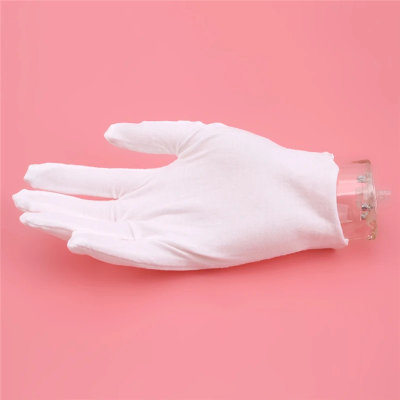 Guantes de algodón blanco infantiles – Manoplas finas para baile