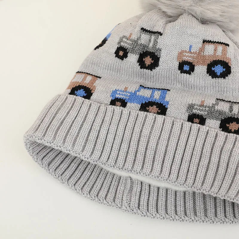 Milancel conjunto gorro y bufanda infantil de invierno cálido - imagen 5