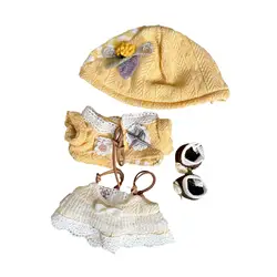 Ropa para muñecas de peluche: vestido y abrigo cómodo