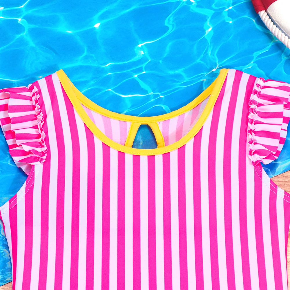 Bañador de niña bebé entero a rayas para verano en la playa - imagen 5