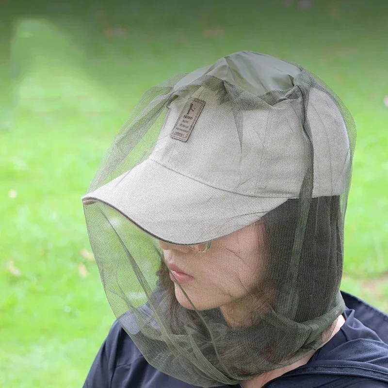 Sombrero protector solar con mosquitera transpirable para niños - imagen 3