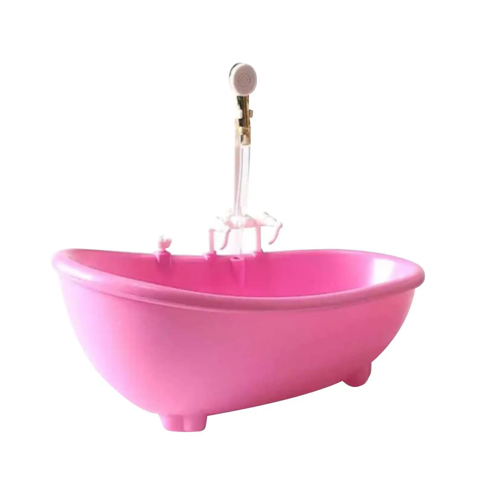 Bañera para muñecas Poppenhuisbadkuip elegante – accesorios de baño - imagen 5