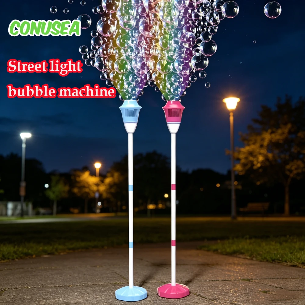 Máquina de burbujas eléctrica con mando a distancia para niños