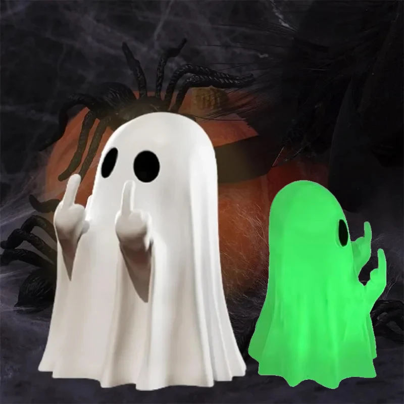Figura de fantasma luminosa para decoración de Halloween infantil