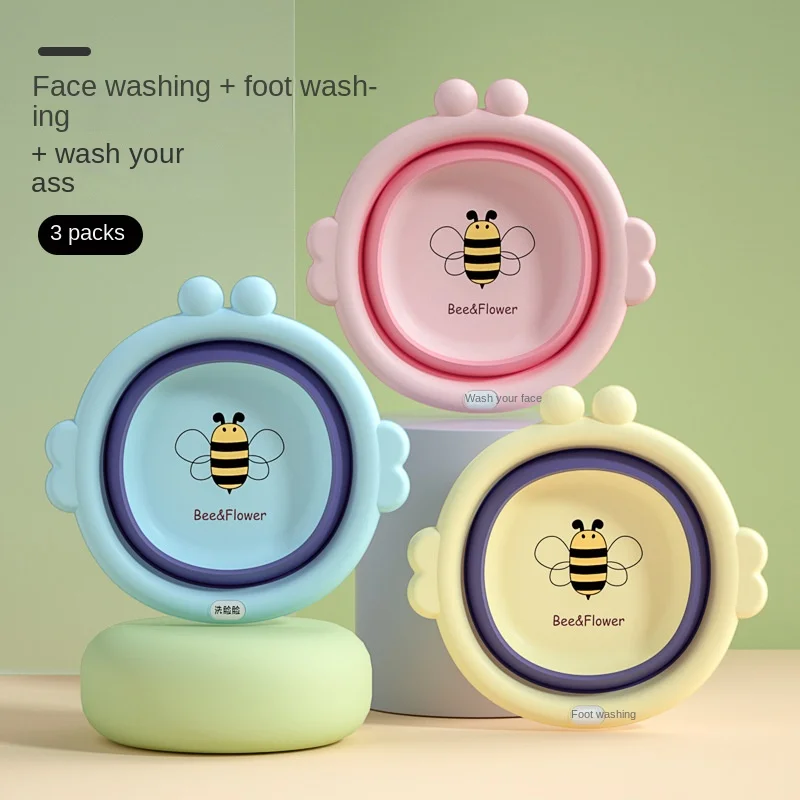 Bañera y orinal portátil 3 piezas – Plegable viaje bebé - imagen 3