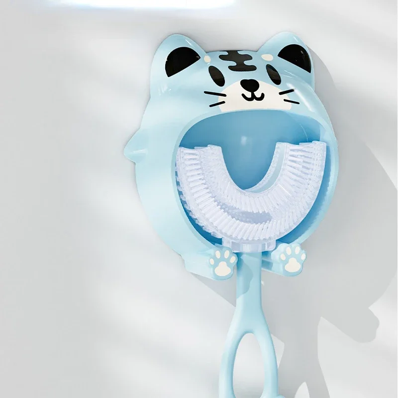 Cepillo dental infantil de silicona con cerdas suaves para niños - imagen 2