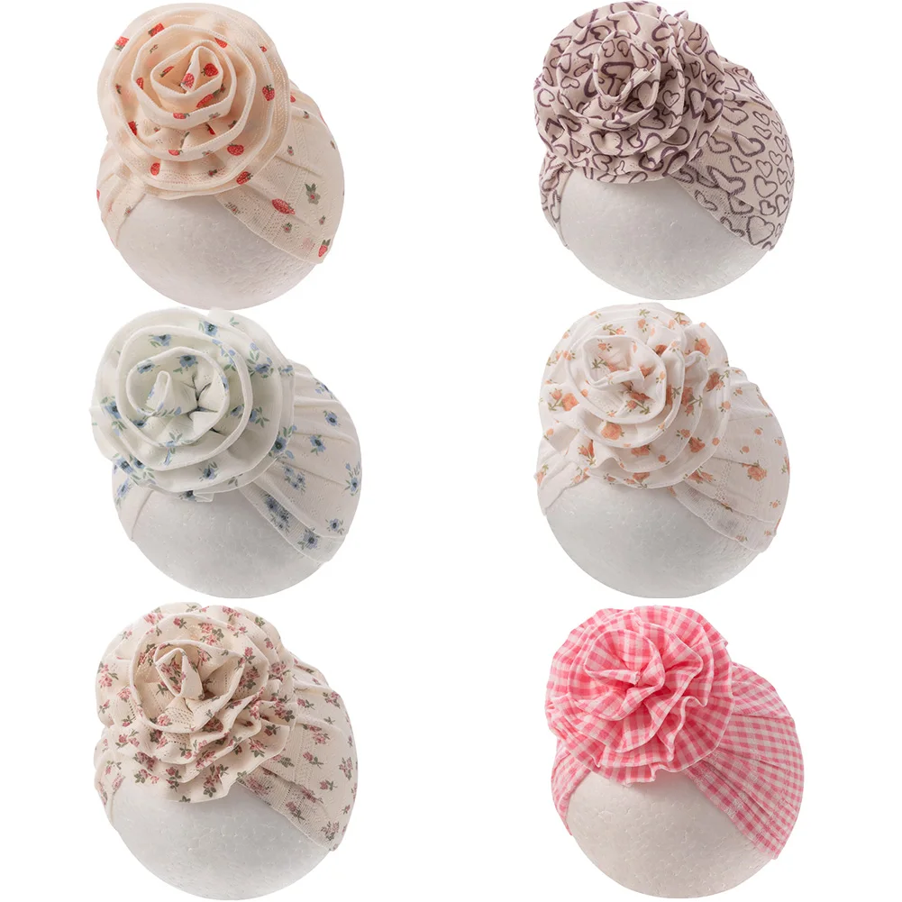 Gorro floral frontal