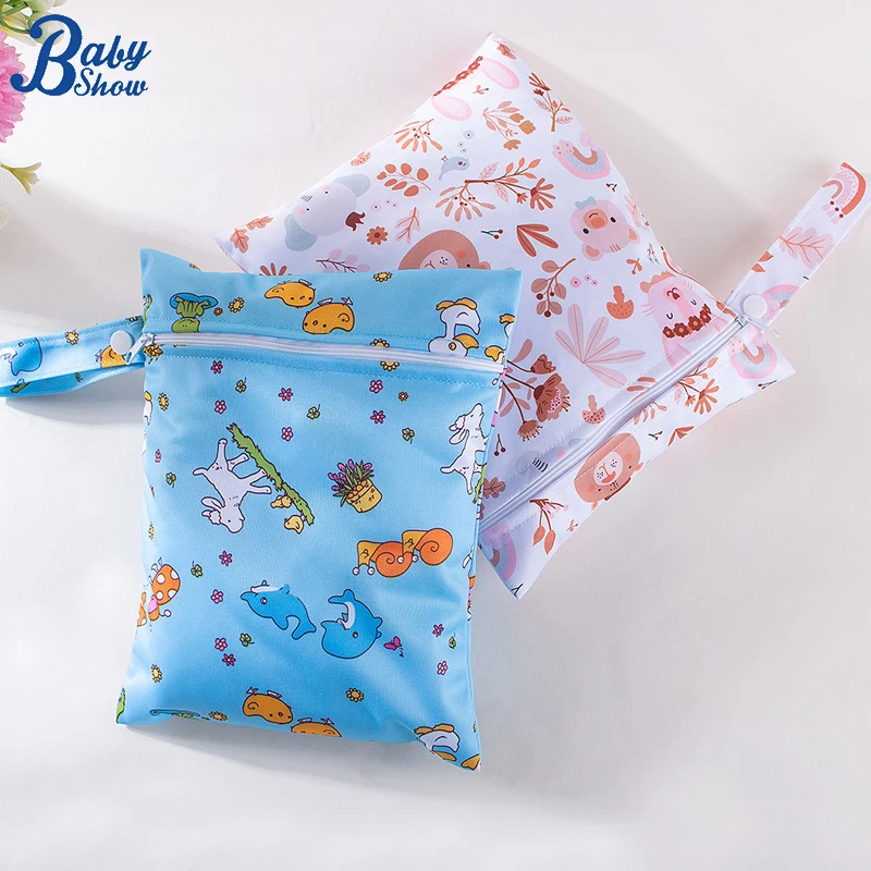 Babyshow bolsa de pañales húmeda y seca reutilizable impermeable - imagen 5