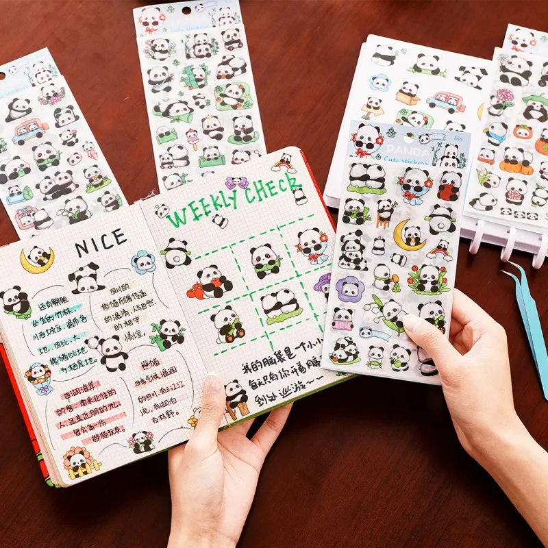 Pegatinas infantiles creativas de dibujos animados – Pack pintado a mano - imagen 3