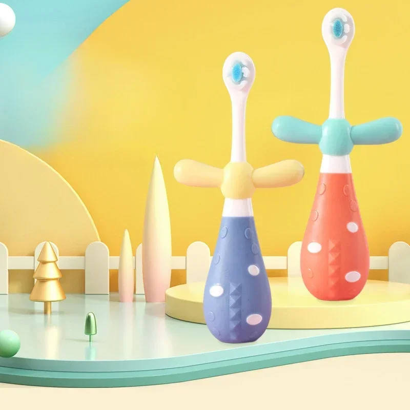 Cepillo de dientes manual para niños 1-6 años, suave y bonito