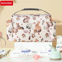 Bolsa de pañales impermeable para cochecito – Organizador con gancho