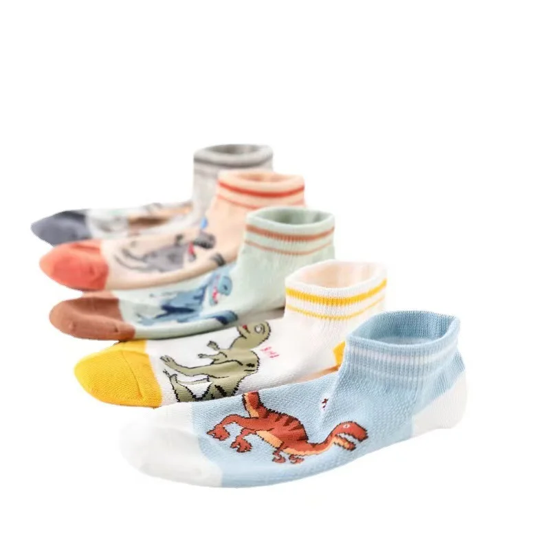 Calcetines dinosaurio para niños - Algodón suave y transpirables - imagen 3