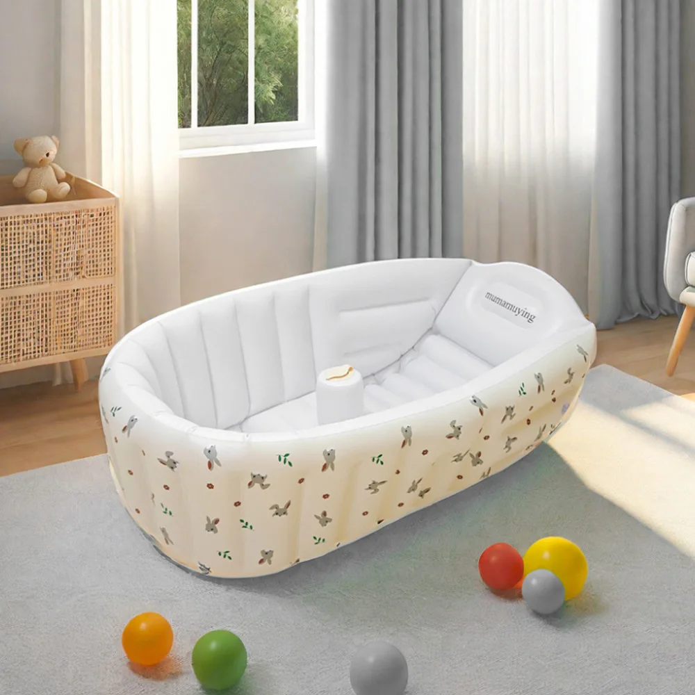 Bañera hinchable antideslizante para bebé – Plegable ideal para viajes