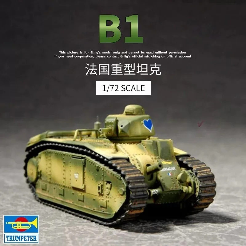 TRUMPETER Tanque francés Char B1 bis de plástico para montar