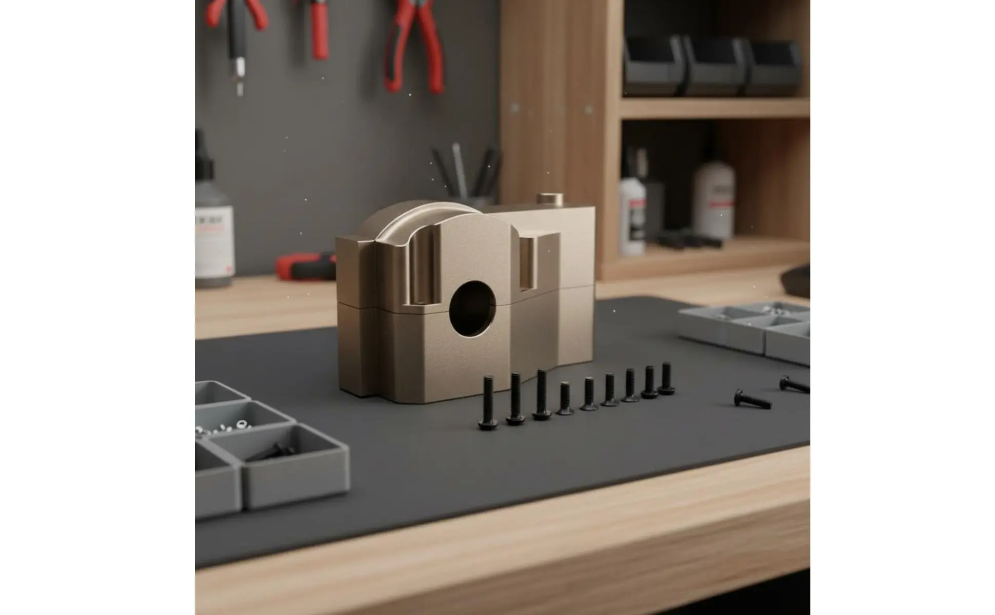 Carcasa de aluminio para protección de engranajes
