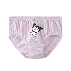 Bragas de algodón Kuromi para niña suaves y transpirables