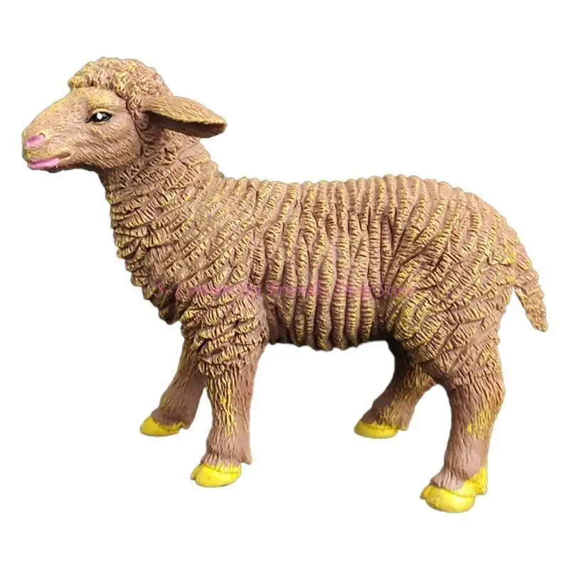 85AE juguete de animales hechos a mano modelo elefante y tigre - imagen 4