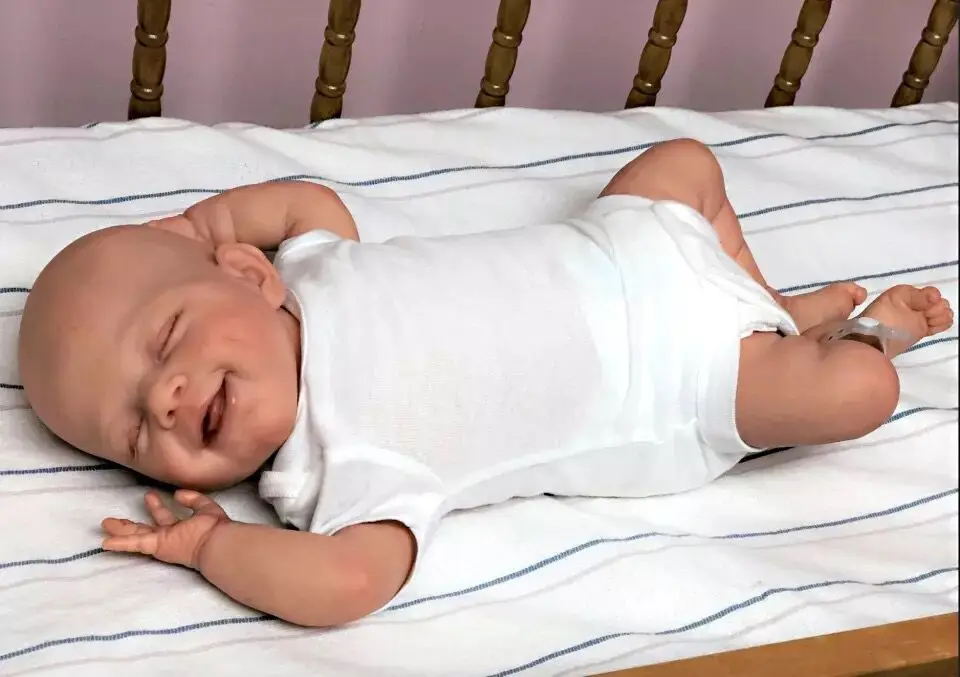 Muñeca Reborn de silicona con cuerpo completo y piel realista