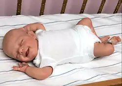 Muñeca Reborn de silicona con cuerpo completo y piel realista