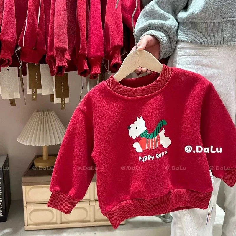 Sudadera navideña acolchada para niñas, cálida de invierno - imagen 3