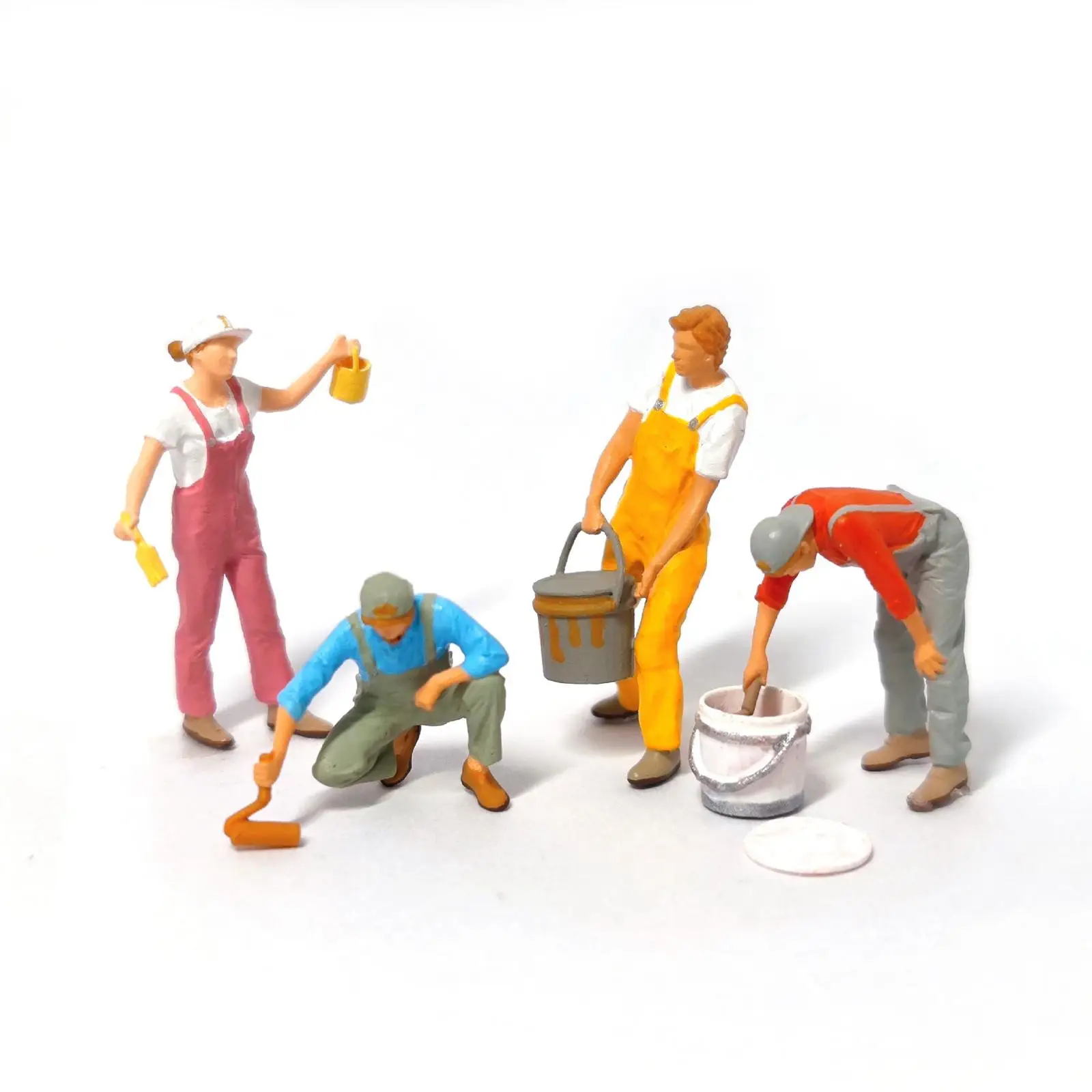 Figuras en miniatura pintadas a mano para casas de muñecas - imagen 5