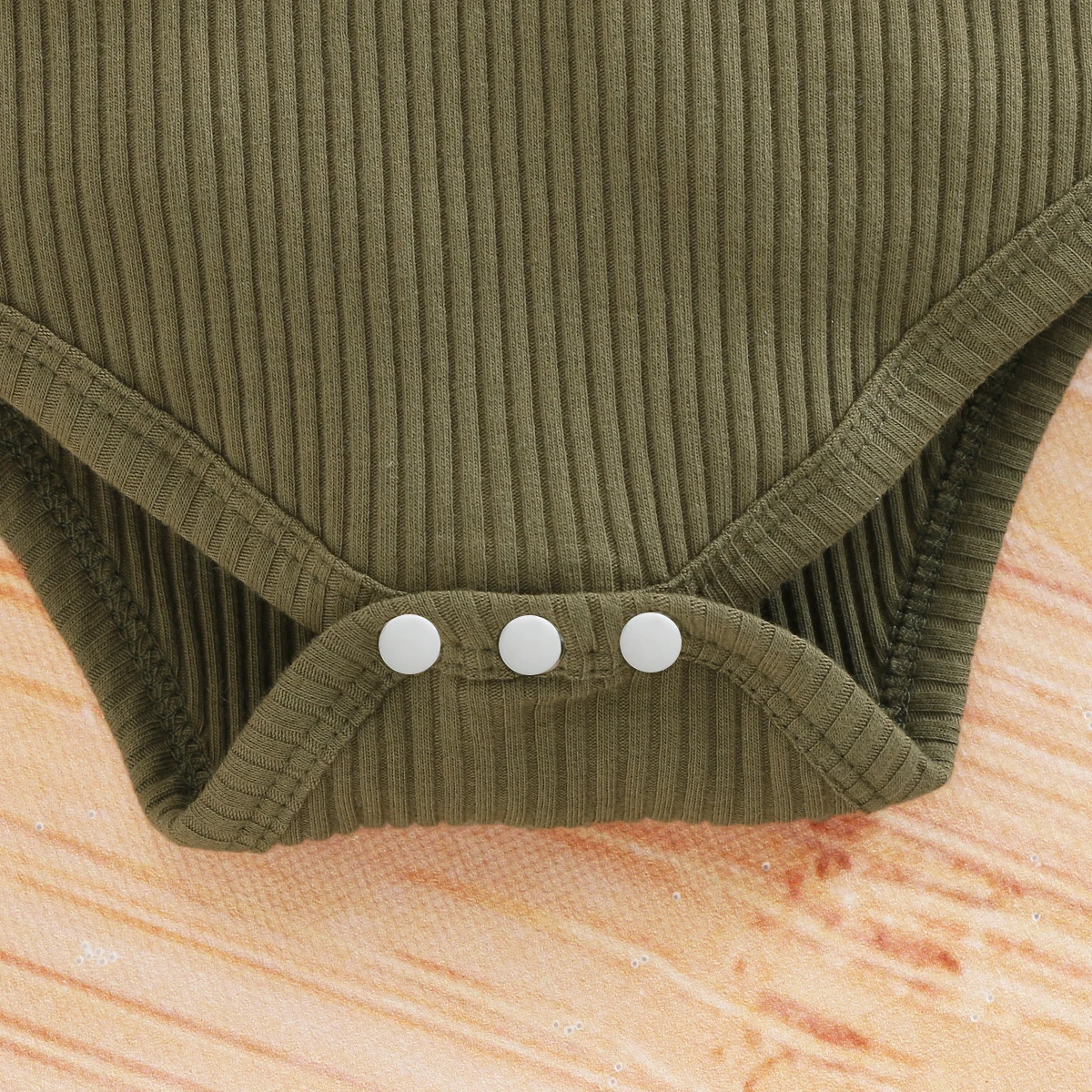 Conjunto bebé camuflaje de punto con diadema – manga larga, otoño - imagen 5