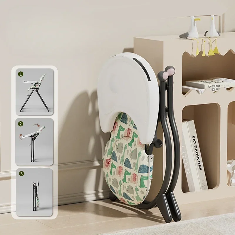 Trona portátil para bebé – Plegable y ligera de viaje - imagen 4