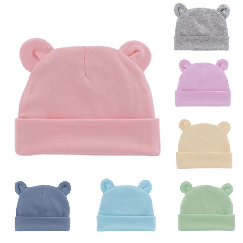 Gorro bebé recién nacido con orejeras de otoño e invierno - imagen 5