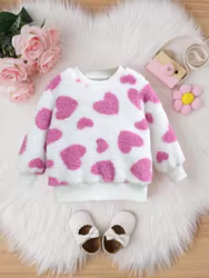 Chaqueta de lana gruesa con capucha para niña – Suave otoño e invierno