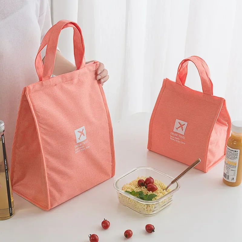 Bolsa aislante para meriendas infantiles de tela Oxford cómoda