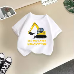 Camiseta manga corta infantil – Algodón suave para niños