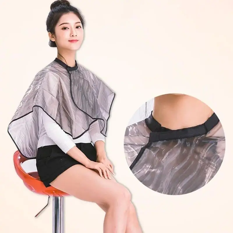 Capa impermeable para teñir el cabello, chal protector de salón - imagen 3