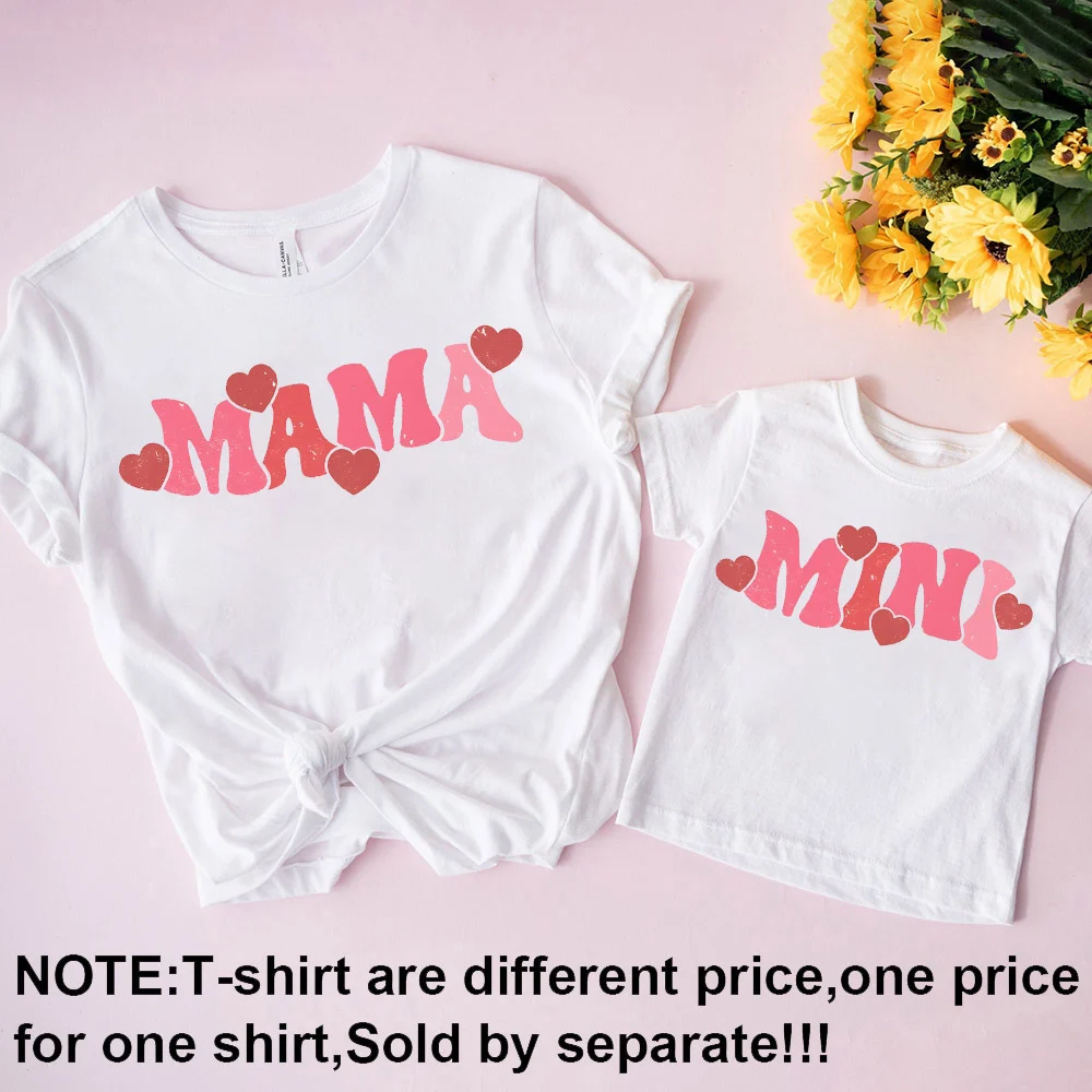 Ropa familiar de San Valentín con estampado mini mamá a juego - imagen 4