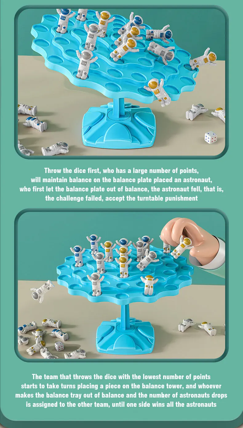Juego de equilibrio para interacción entre padres e hijos