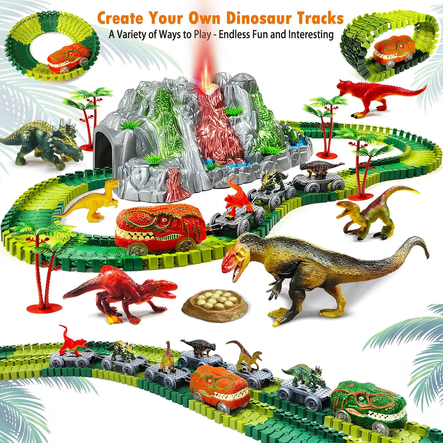 Kit volcán dinosaurios con rociador de niebla – Juguete educativo para niños - imagen 4