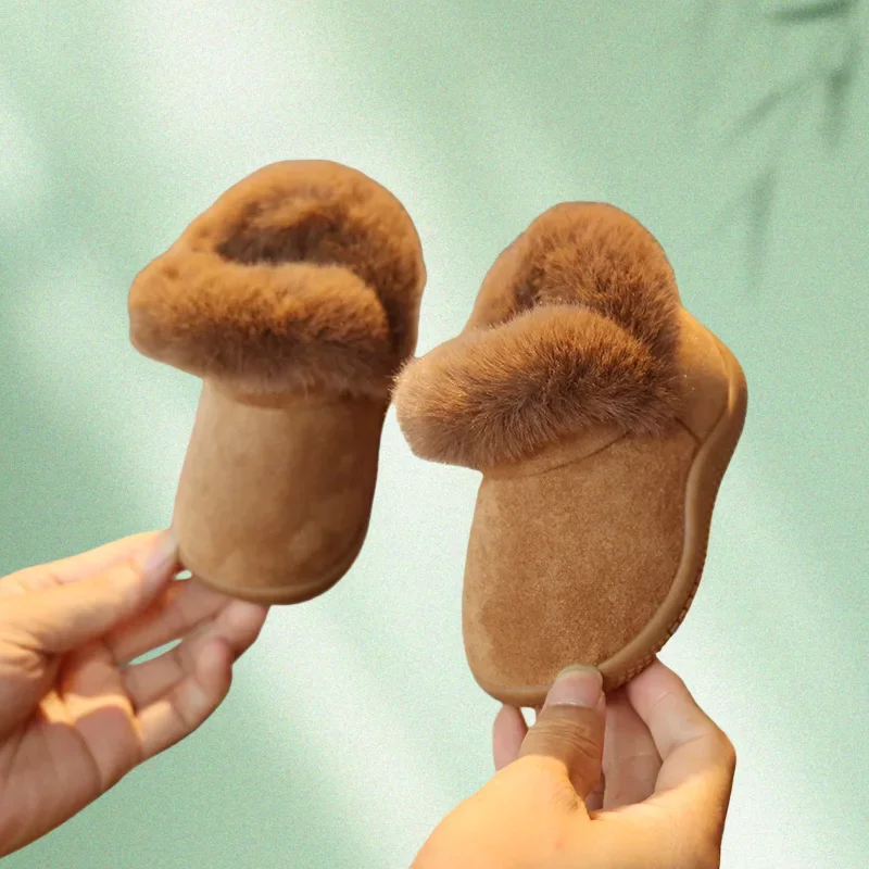Botas de nieve para primeros caminantes – Suela suave forro felpa - imagen 2