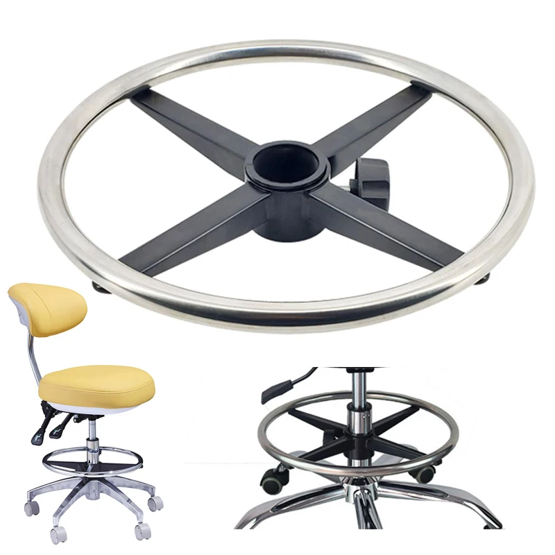 Reposapiés universal giratorio en acero para silla oficina - imagen 4