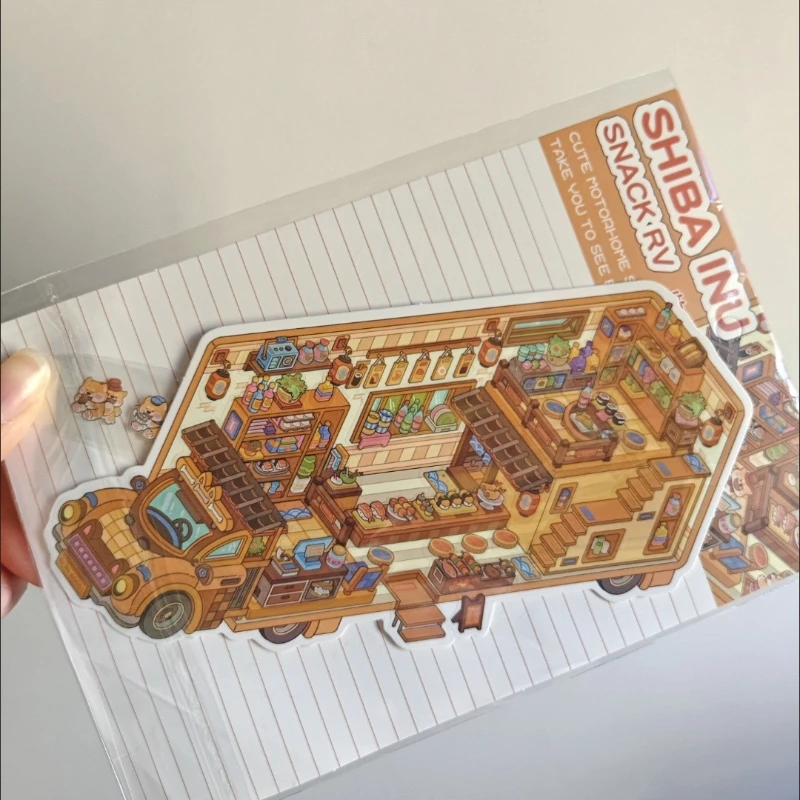 Adhesivos decorativos en relieve para cabañas en miniatura - imagen 5